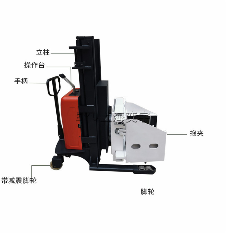 半電動氣瓶夾抱翻轉(zhuǎn)裝卸車